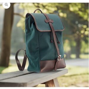 Prince of Scots Wanderlust Cotswold Canvas Leather Classic Green Backpack